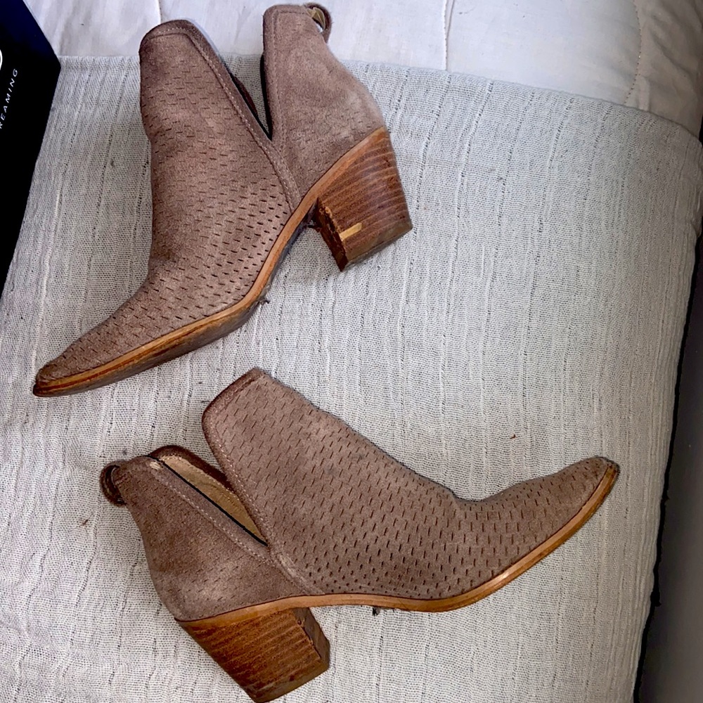 Great suede booties